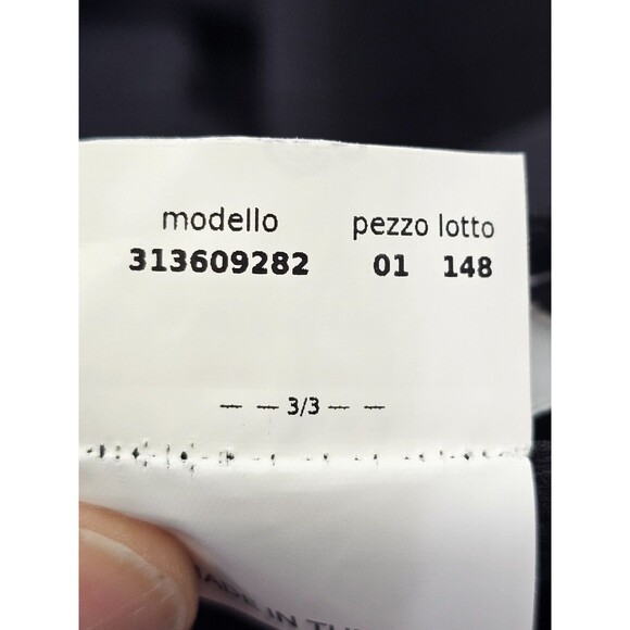 MARELLA Women's 10 ARIETE Black Skinny‎ Split Hem Trousers Ponte Dress Pants - Picture 5 of 5